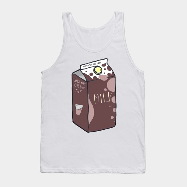 MiILK v2 Chocolate Tank Top by Kcael